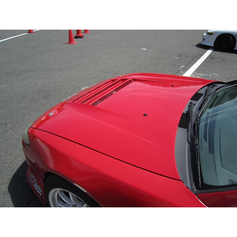 Car Modify Wonder Glare Triple Duct Carbon Bonnet for Nissan Silvia S15