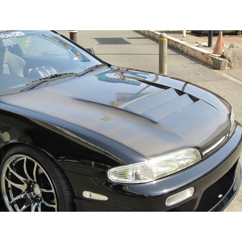 Car Modify Wonder Glare Triple Duct Bonnet for Nissan 200SX S14