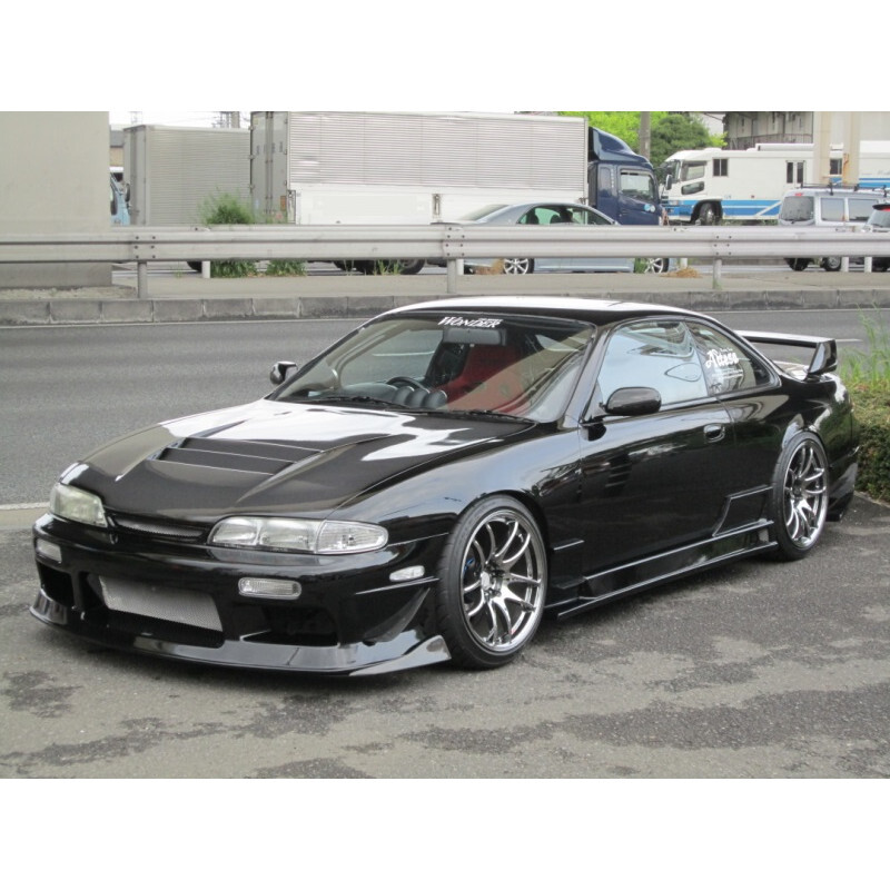 Car Modify Wonder Glare Triple Duct Bonnet for Nissan 200SX S14