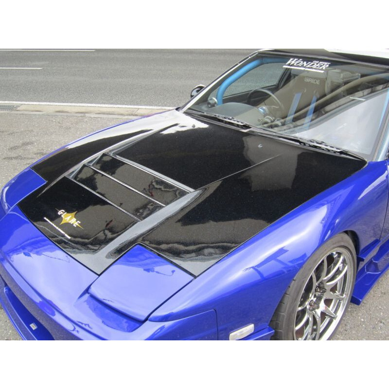 Car Modify Wonder Glare Triple Duct Carbon Bonnet for Nissan 200SX S13