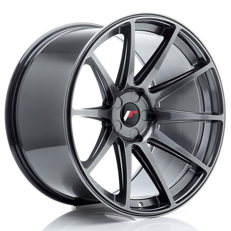 Japan Racing JR-11 Extreme Concave 20x11" (5 hole custom PCD) ET20-30, Hyper Black