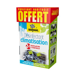 Bardahl 2 in 1 Air Conditioning Disinfectant Pack (2 x 125 ml)