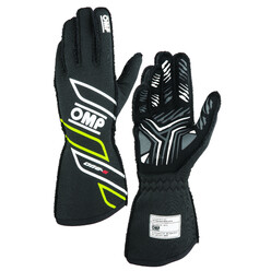 OMP ONE-S Gloves, Anthracite / Fluo Yellow