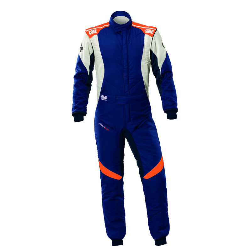 OMP First EVO Overall, Navy Blue / Fluo Orange