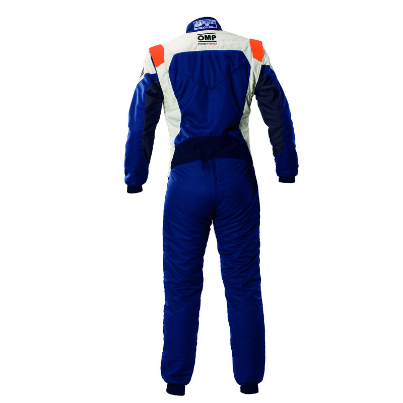 OMP First EVO Overall, Navy Blue / Fluo Orange