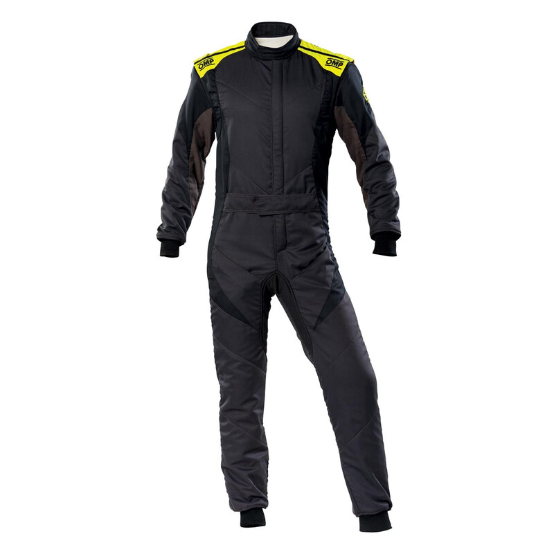 OMP First EVO Overall, Anthracite / Fluo Yellow