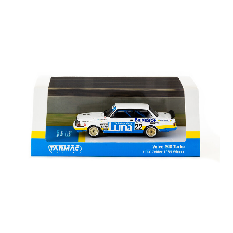 Tarmac Works 1/64 - Volvo 240 Turbo | ETCC Zolder 1984 Winner