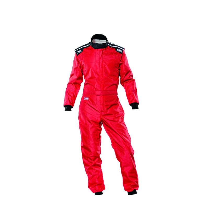 OMP KS-4 Kart Overall, Red