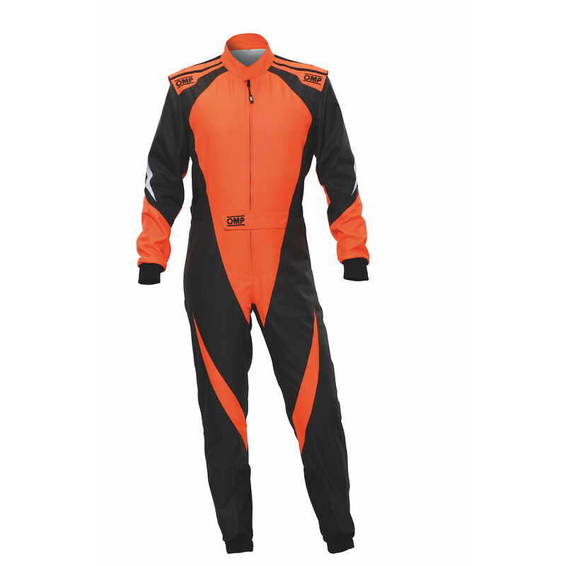 OMP KS-3X Overall (Kids), Black / Fluo Orange
