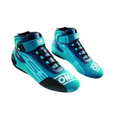 OMP KS-3 Kart Shoes, Navy Blue / Cyan