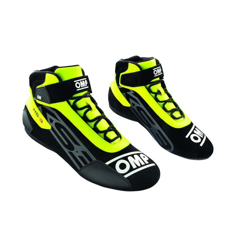 OMP\u0020KS\u002D3\u0020Kart\u0020Shoes,\u0020Black\u0020\/\u0020Fluo\u0020Yellow