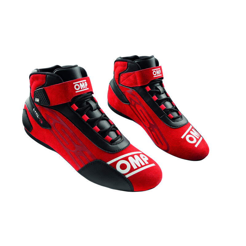 OMP KS-3 Kart Shoes, Red / Black