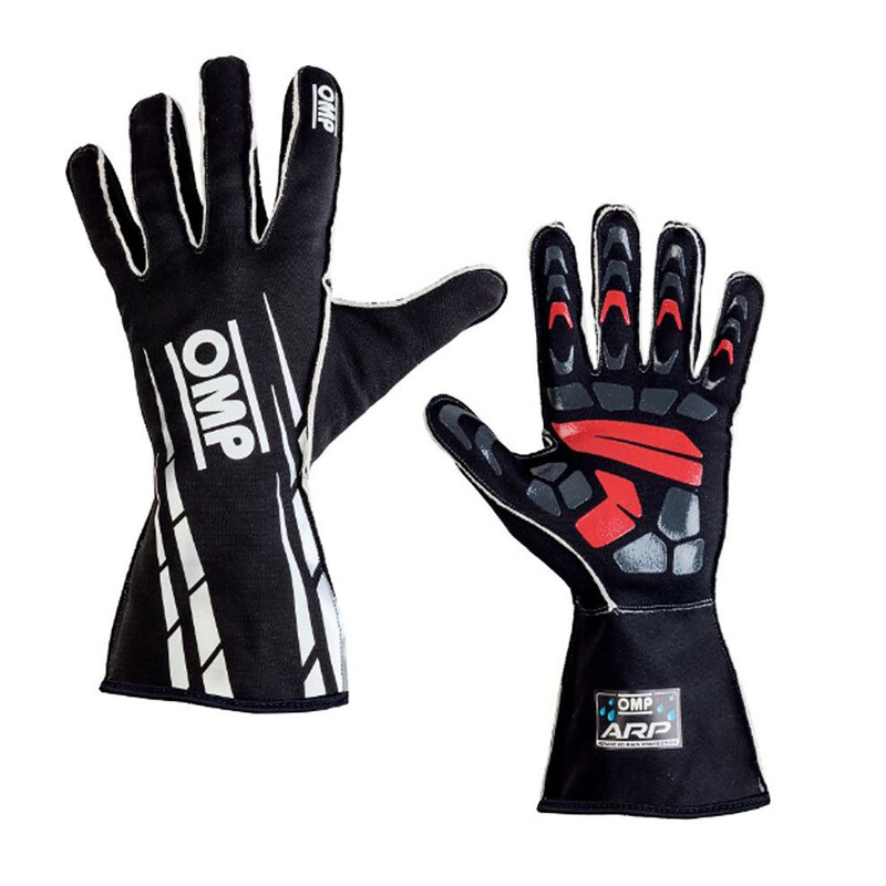 OMP ARP Kart Gloves, Black