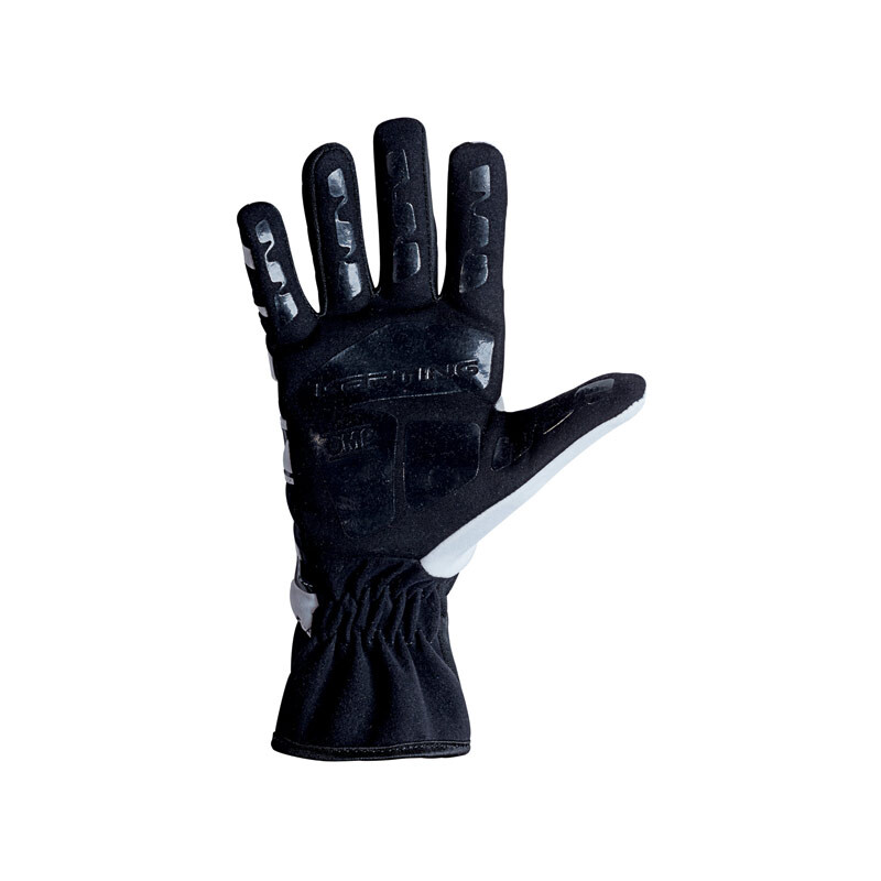 OMP KS-3 Kart Gloves, Black / Blue / White