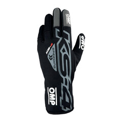 OMP KS-4 Kart Gloves, Black