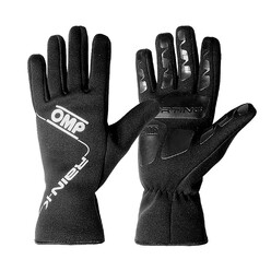 OMP Rain K Kart Gloves, Black