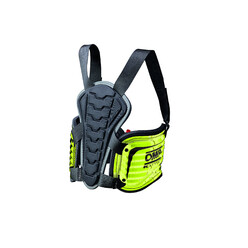 OMP Kart Pro Rib Vest, Black / Fluo Yellow