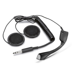 Sparco Headset Kit For Flux RJ Open Face Helmet - Black