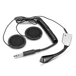 Sparco Headset Kit For Flux RJ Open Face Helmet - White