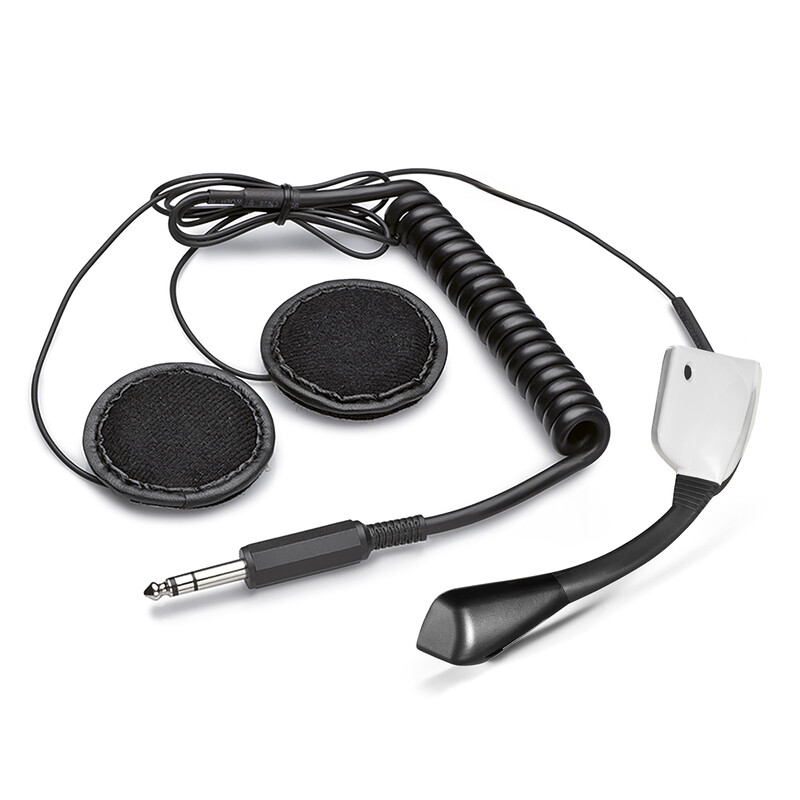 Sparco Headset Kit For Flux RJ Open Face Helmet - White
