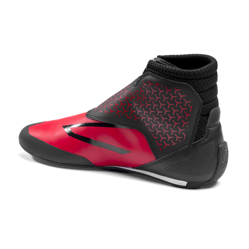 Sparco K-Prime Kid Karting Shoes, Red & Black (FIA 8877-2022)