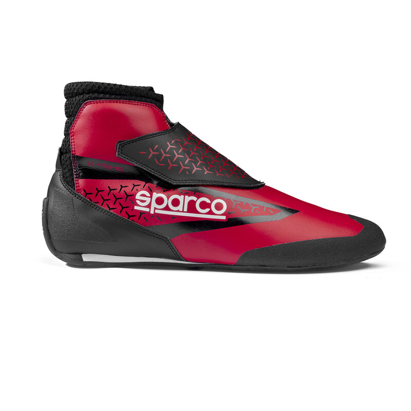 Sparco K-Prime Kid Karting Shoes, Red & Black (FIA 8877-2022)