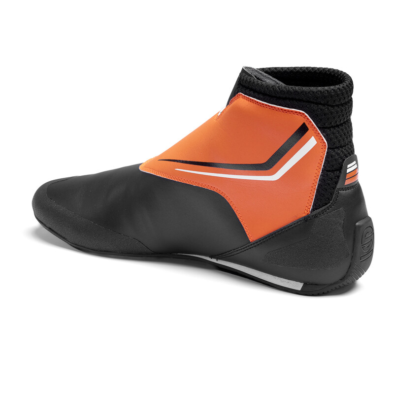 Sparco K-Prime Karting Shoes, Black & Orange (FIA 8877-2022)