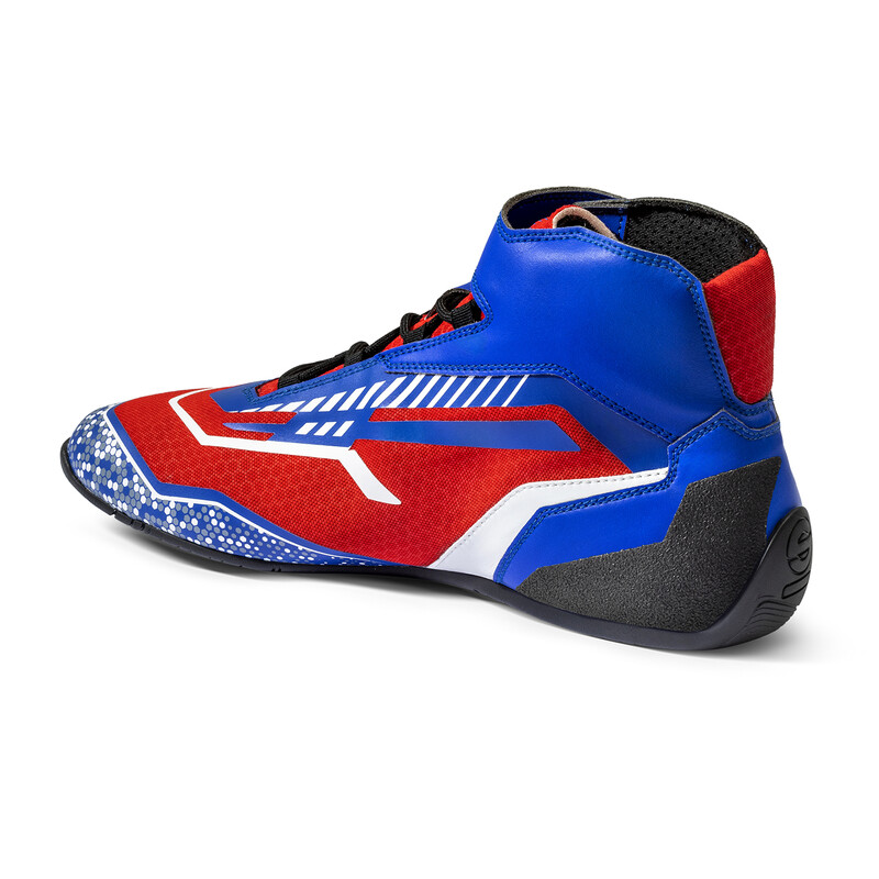 Sparco K-Rock Kid Karting Shoes, Blue & Red