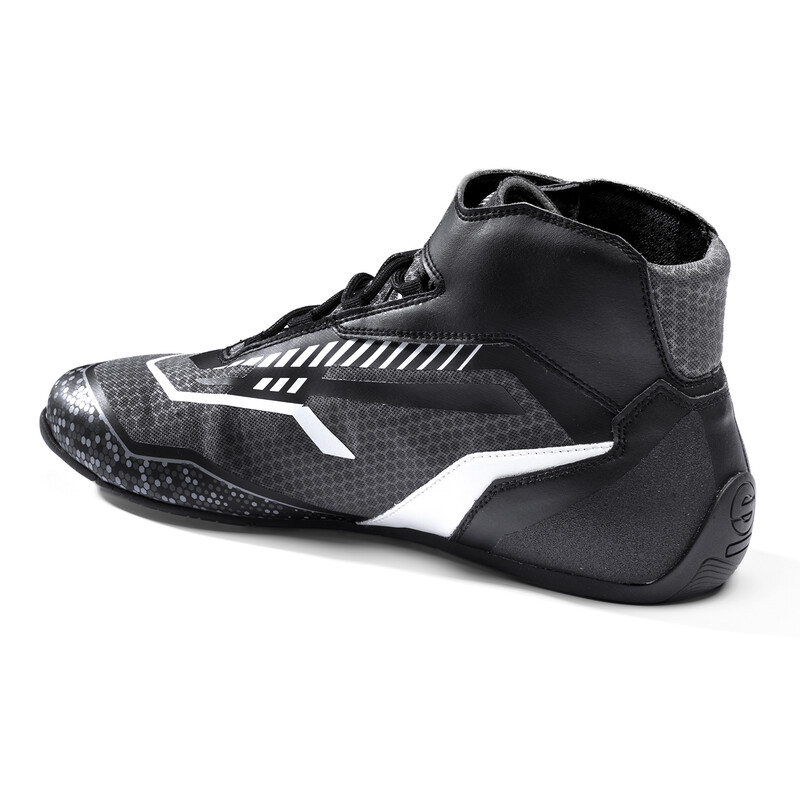 Sparco K-Rock Kid Karting Shoes, Black & Grey