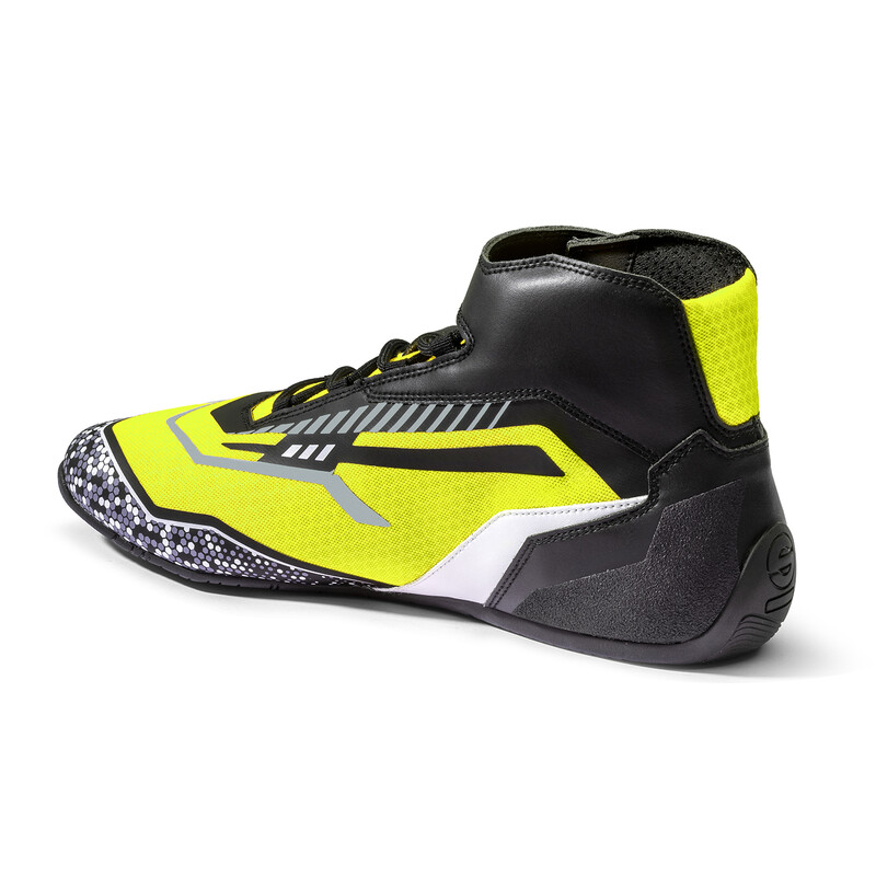 Sparco K-Rock Karting Shoes, Black & Yellow