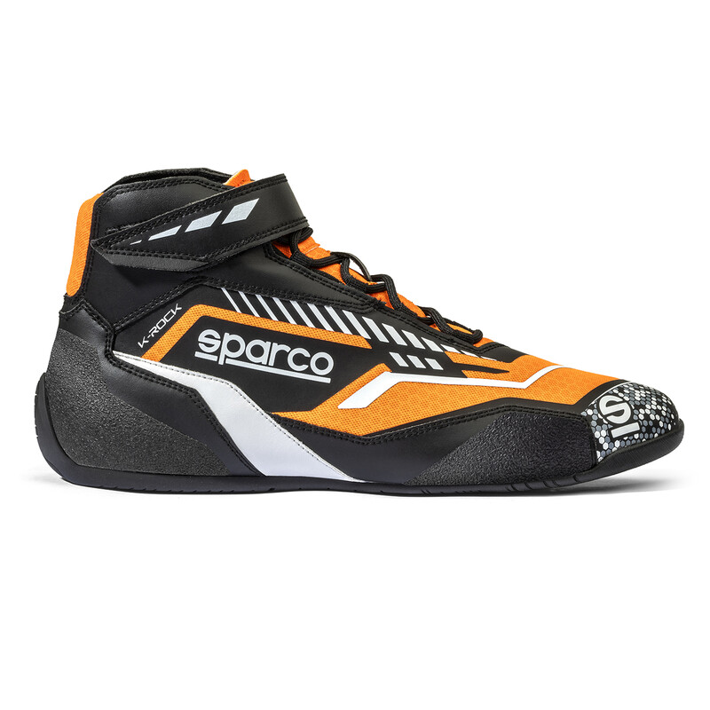 Sparco K-Rock Karting Shoes, Black & Orange