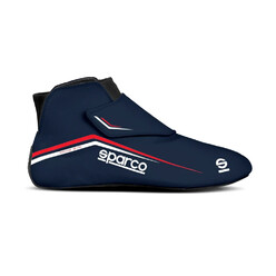Sparco Prime Evo Racing Shoes, Navy Blue & Red (FIA)