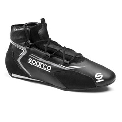 Sparco Rapid Laces Racing Shoes, Black & Gray (FIA)