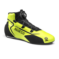 Sparco Rapid Rotor Racing Shoes, Yellow & Black (FIA)