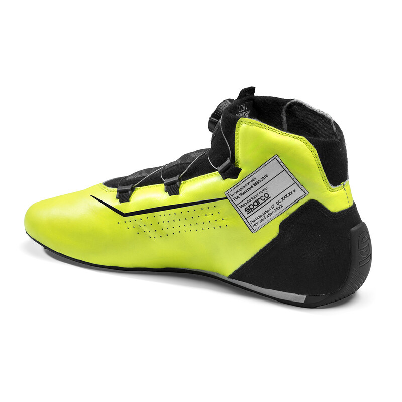 Sparco Rapid Rotor Racing Shoes, Yellow & Black (FIA)