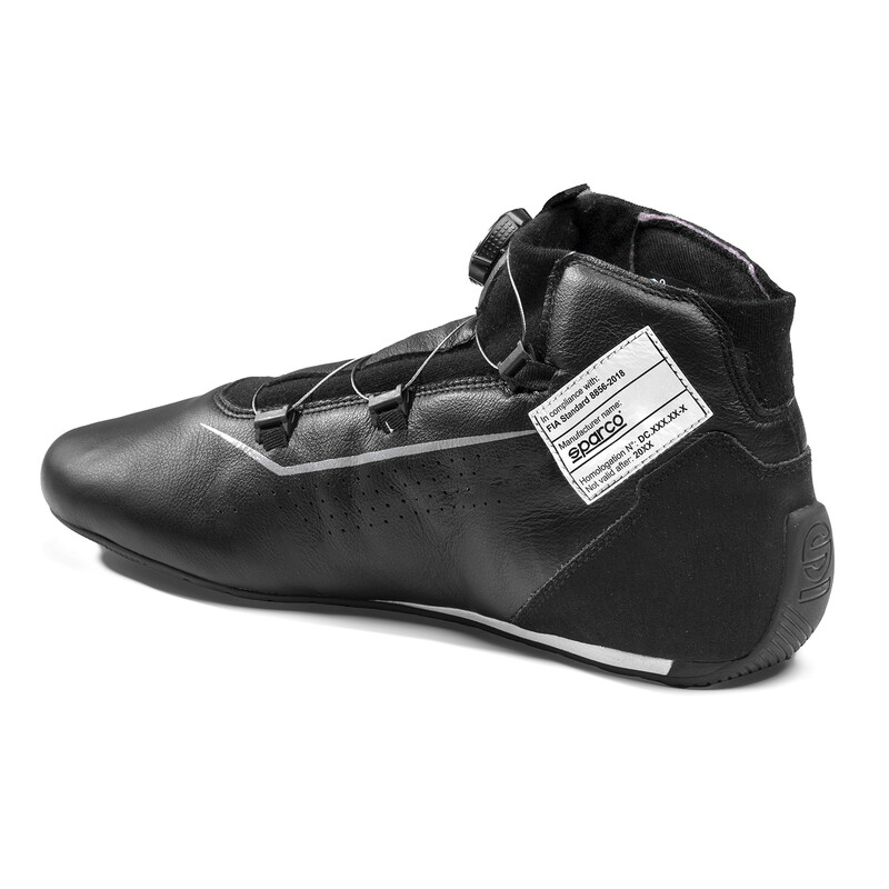 Sparco Rapid Rotor Racing Shoes, Black & Gray (FIA)