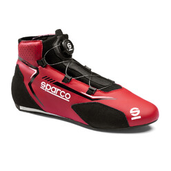 Sparco Rapid Rotor Racing Shoes, Red & Black (FIA)