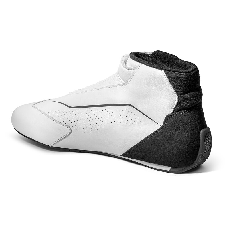 Sparco Skid Racing Shoes, White (FIA)