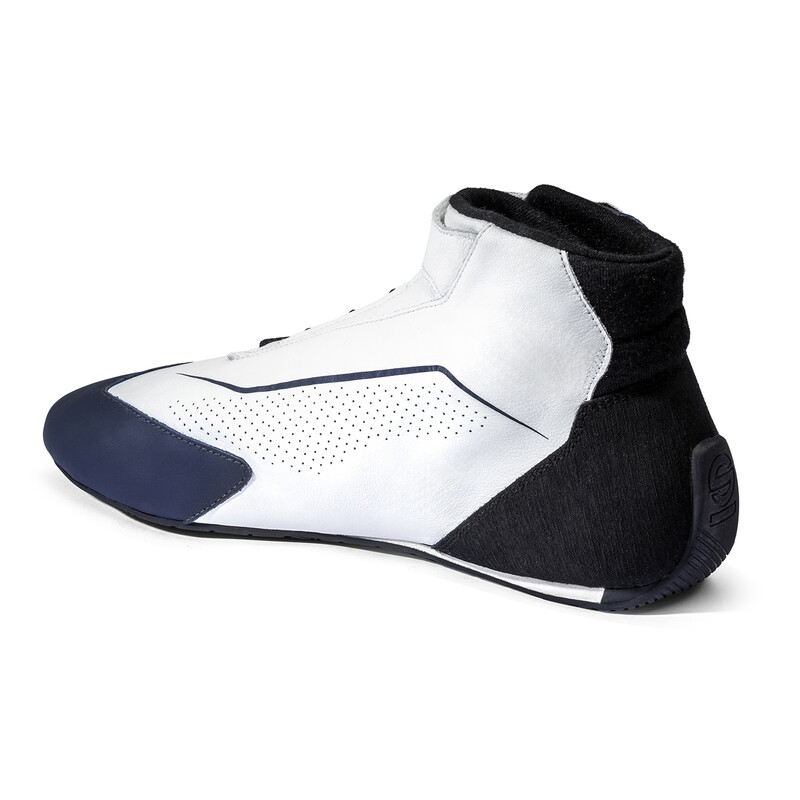 Sparco Skid Racing Shoes, Blue & White (FIA)