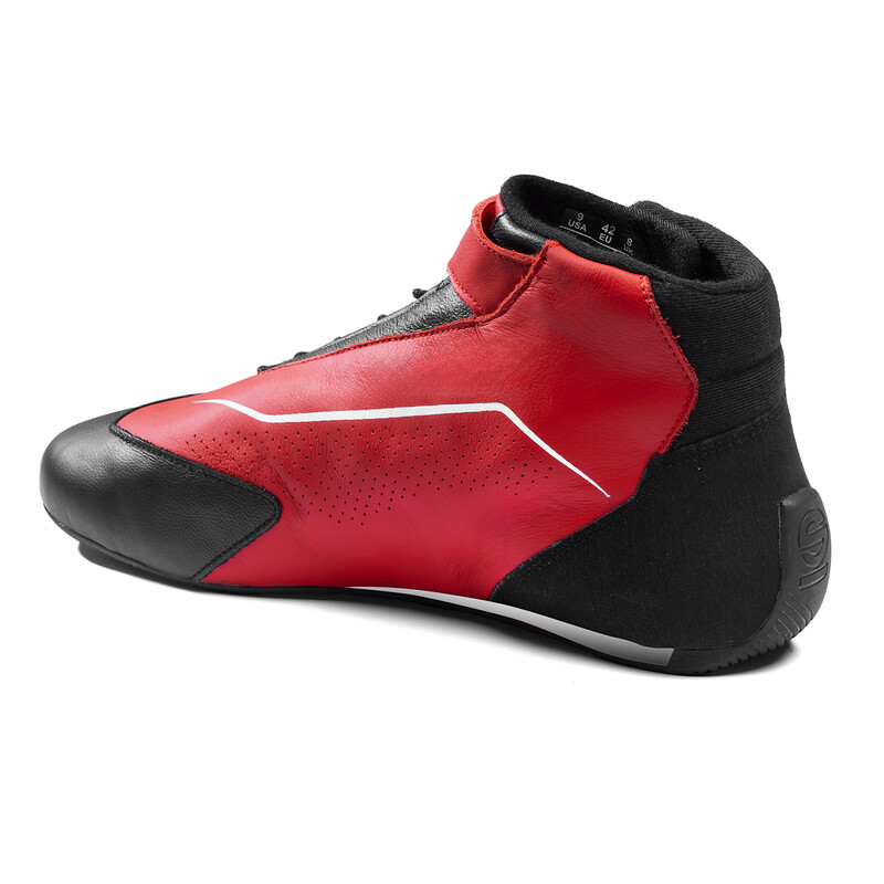 Sparco Skid Racing Shoes, Red & Black (FIA)