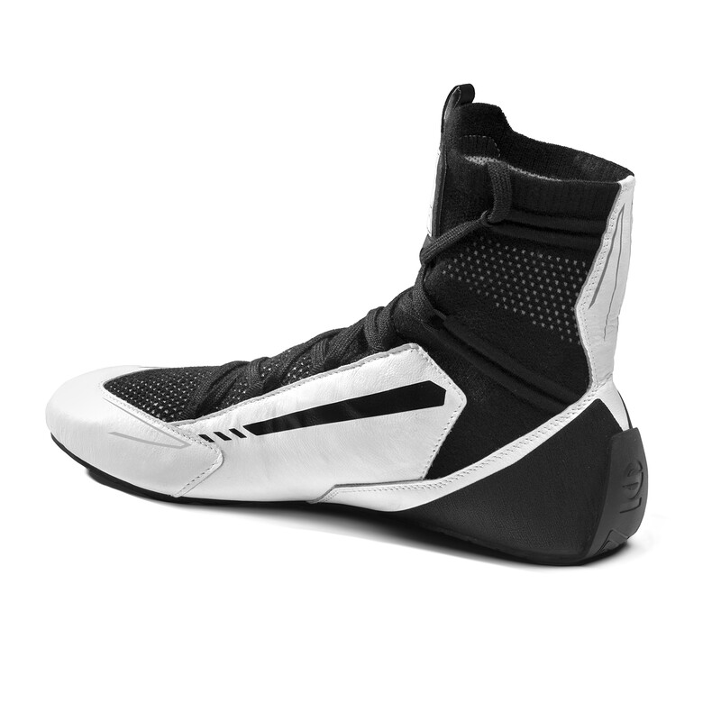 Sparco X-Light Plus Racing Shoes, White & Black (FIA)