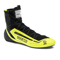Sparco X-Light Plus Racing Shoes, Yellow & Black (FIA)