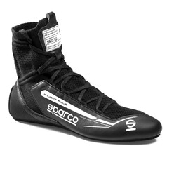 Sparco X-Light Plus Racing Shoes, Black & White (FIA)