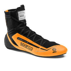 Sparco X-Light Plus Racing Shoes, Orange & Black (FIA)