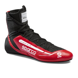 Sparco X-Light Plus Racing Shoes, Red & Black (FIA)