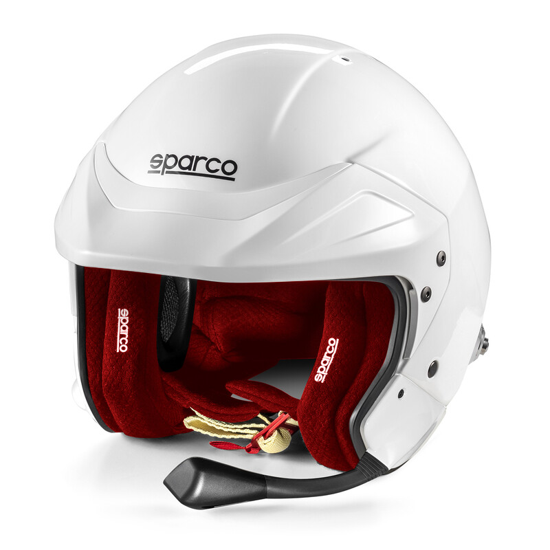 Sparco Flux RJ-i Helmet - White (FIA)
