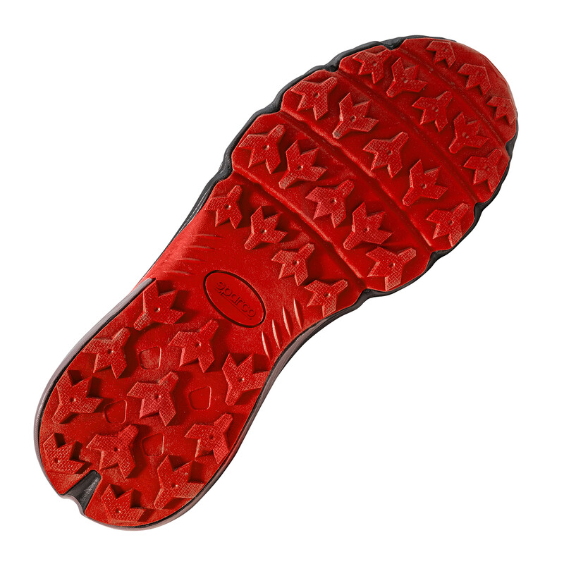 Sparco S-Park Mechanics Shoes, Navy Blue & Red