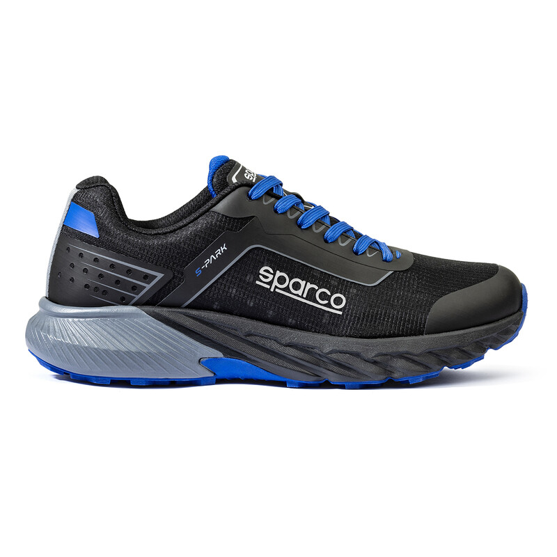Sparco S-Park Mechanics Shoes, Black & Blue