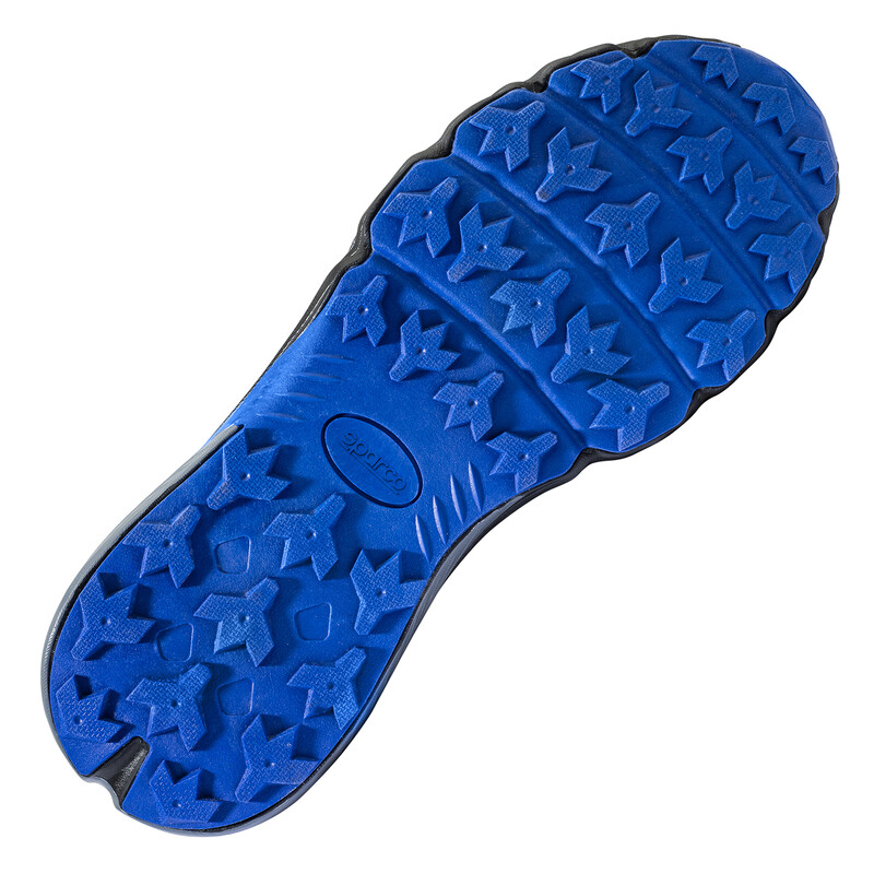 Sparco S-Park Mechanics Shoes, Black & Blue