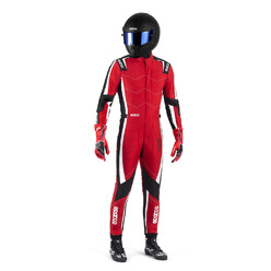 Sparco Kerb Advanced Kid Karting Suit, Red & Black (CIK-FIA KC.017.24-0)